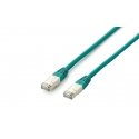Equip Cat.6A Platinum S/FTP Patch Cable, 15m, Green Equip Cat.6A Platinum S/FTP Patch Cable, 15m, Green