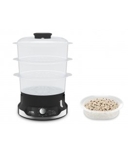 Tefal Ultracompact VC2048 steam cooker 3 basket(s) Freestanding 800 W Black