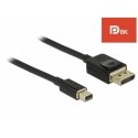 DeLOCK 84928 DisplayPort-kaapeli 2 m Mini DisplayPort musta DeLOCK 84928 DisplayPort-kaapeli 2 m Mini DisplayPort musta