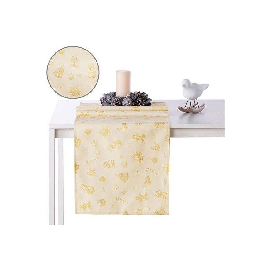 AmeliaHome Staltiesė CHRISTMASSTORY“ HMD GOLD, 40x140