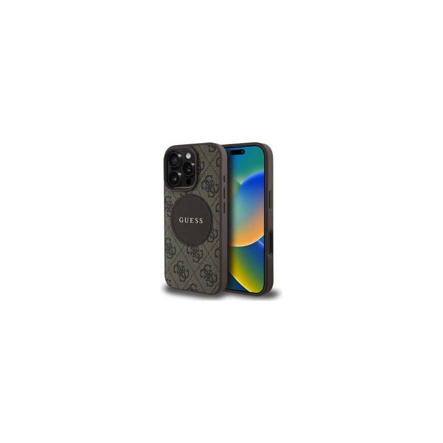 Case Guess IML Metal Colored Circle Classic Logo MagSafe fo