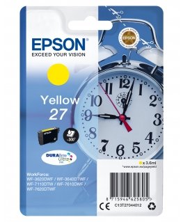 Epson Alarm clock C13T27044012 tindikassett 1 tk Originaal Standard Yield Kollane
