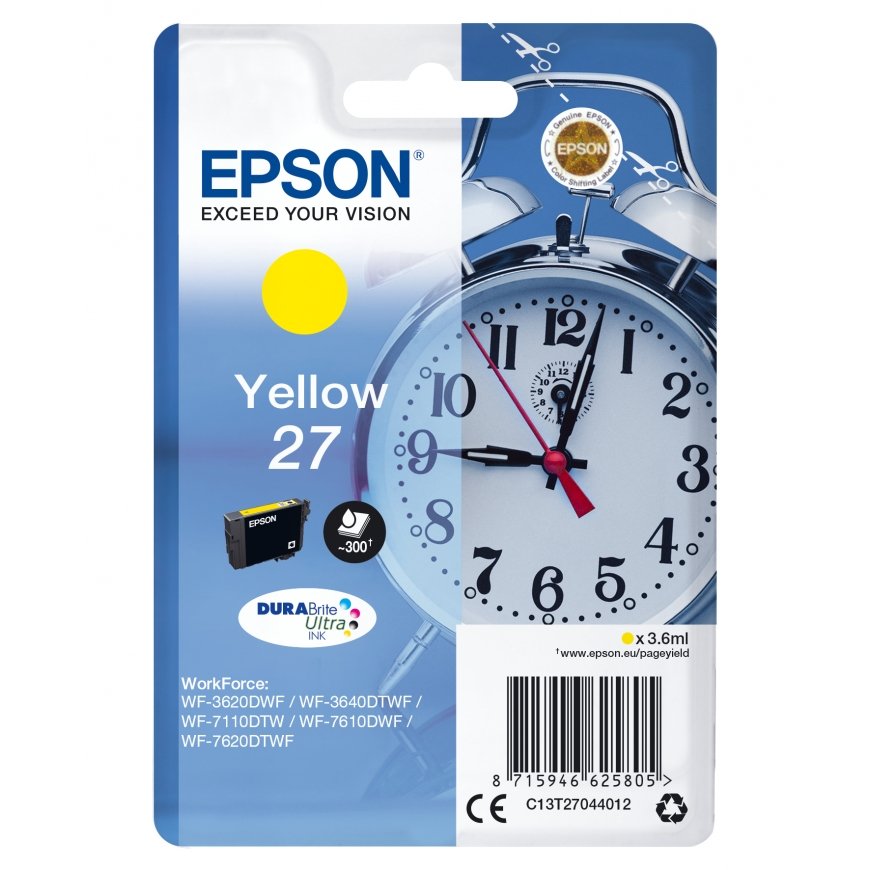 Epson Alarm clock C13T27044012 tintes kārtridžs