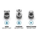 Kensington K68001WW kaapelilukon lisätarvike Ankkuri Ruostumaton teräs 3 kpl Kensington K68001WW kaapelilukon lisätarvike Ankkuri Ruostumaton teräs 3 kpl
