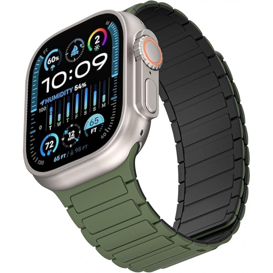 Riff Apple iWatch series 42 /44 /45 /49 mm Brown Leather strap