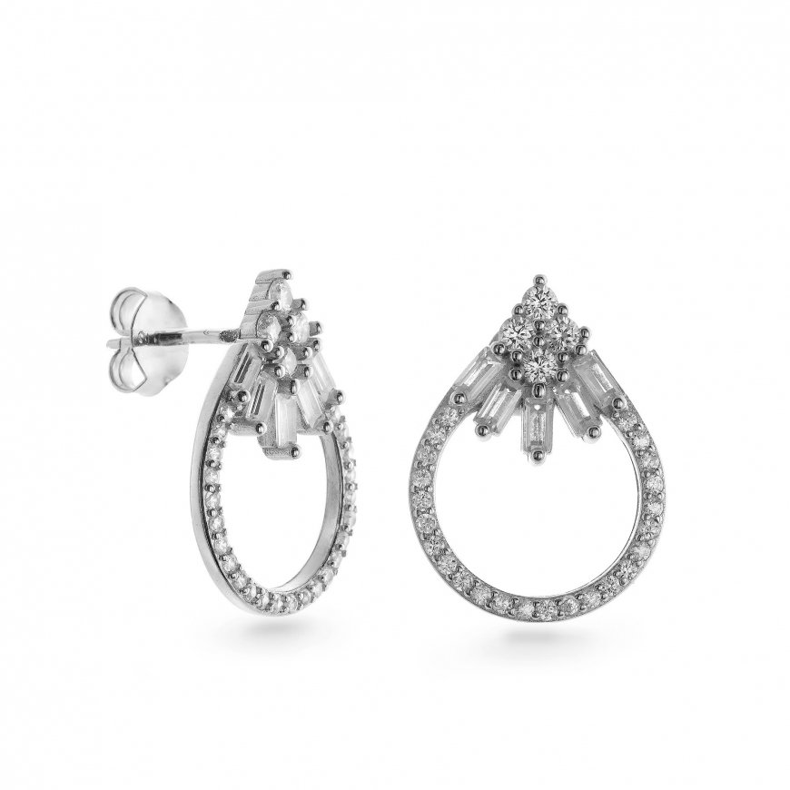 Brilio Silver Brilio Silver Charming silver stud earrings with real pearls EA585/6/7/8W – 2