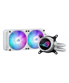 ASUS ROG Strix LC III 240 ARGB White Edition Procesors Šķidruma dzesēšanas komplekts 12 cm Balts