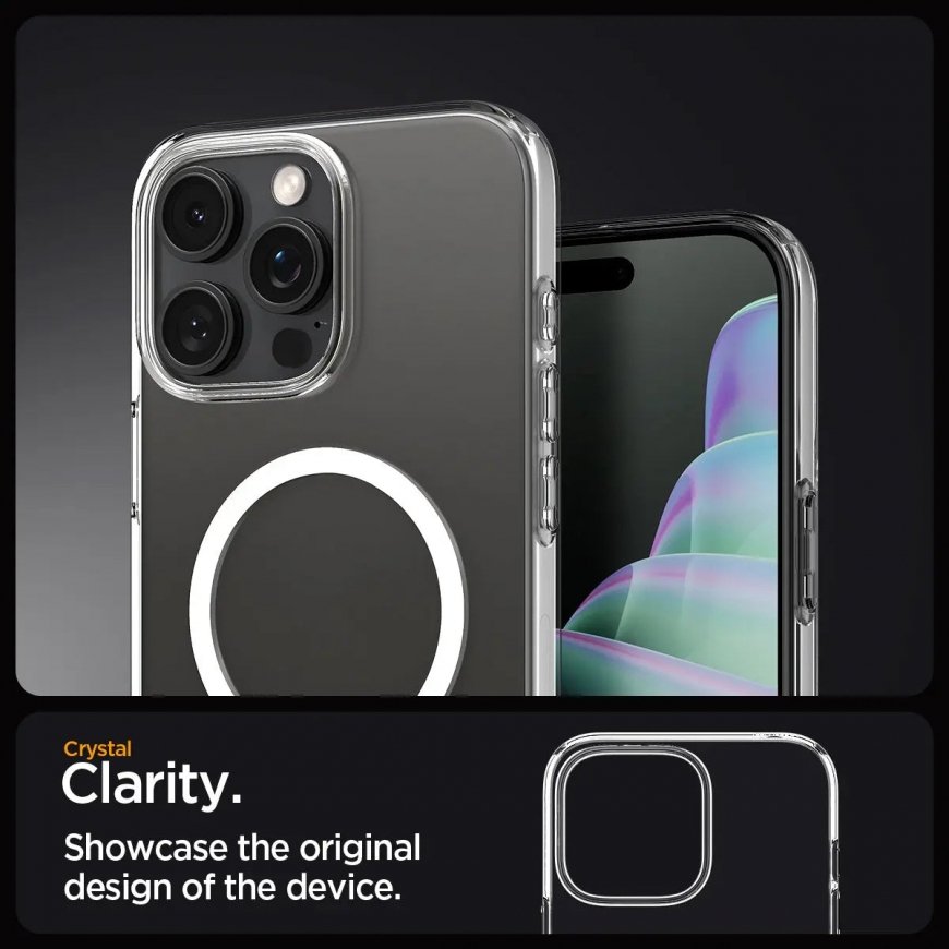 Spigen Liquid Crystal MagFit mobiiltelefoni ümbris 16 cm (6.3") Kate Läbipaistev – 3