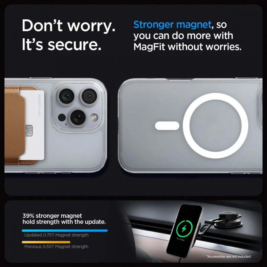 Spigen Liquid Crystal MagFit matkapuhelimen suojakotelo 16 cm (6.3") Suojus Läpinäkyvä – 5