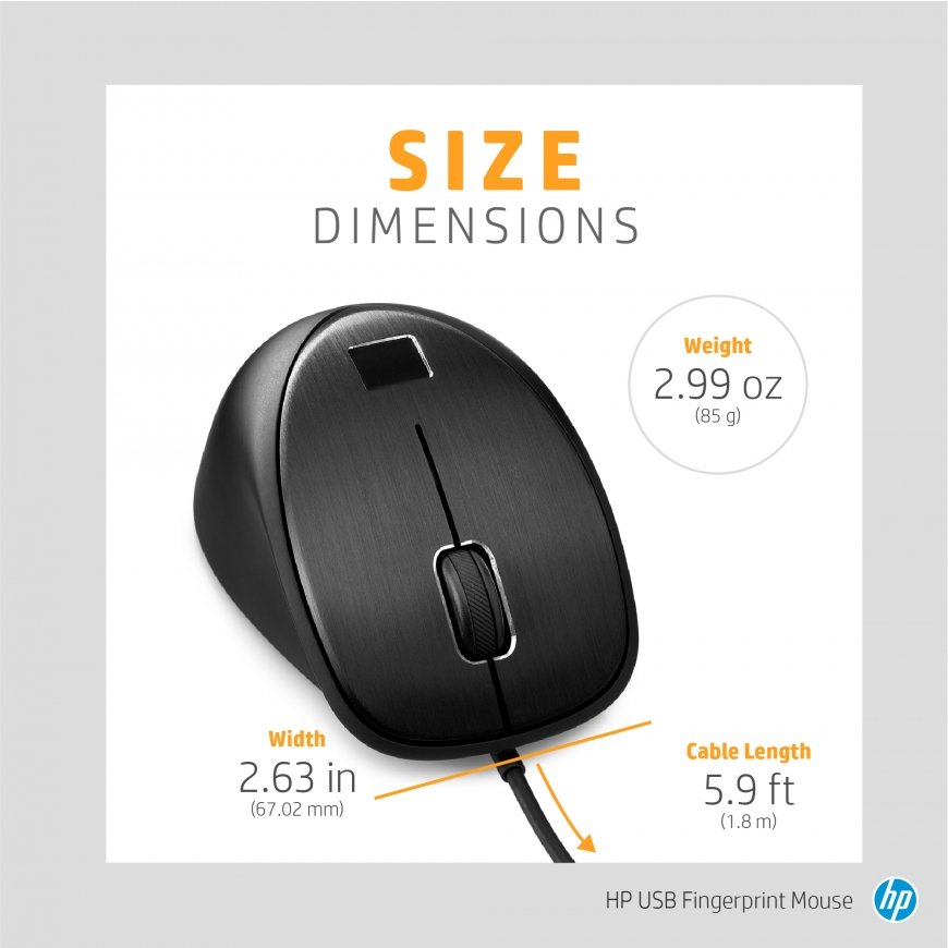 HP USB Fingerprint Mouse – 5
