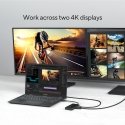 ASUS Dual 4K USB-C Dock DC201 Vadu USB 3.2 Gen 2 (3.1 Gen 2) Type-C Melns ASUS Dual 4K USB-C Dock DC201 Vadu USB 3.2 Gen 2 (3.1 Gen 2) Type-C Melns
