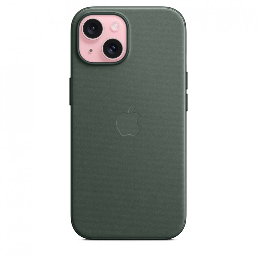 Apple iPhone 15 FineWoven Case with MagSafe - Evergreen – 2