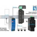 LevelOne Hilbert 8-Port Industrial Gigabit PoE Smart Lite Switch, 8 PoE Outputs, 802.3at/af PoE