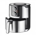 Unold 58655 rasvakeitin Kaksois 5 L 1400 W Kuumakiertoilmakypsennin musta, Ruostumaton teräs Unold 58655 rasvakeitin Kaksois 5 L 1400 W Kuumakiertoilmakypsennin musta, Ruostumaton teräs