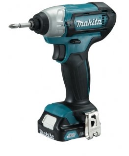 Makita TD110DSMJ power wrench 1/4" 2600 RPM 110 N⋅m Black, Turquoise 10.8 V