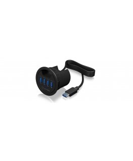 ICY BOX IB-HUB1403 USB 3.2 Gen 1 (3.1 Gen 1) Type-A 5000 Mbit/s Must