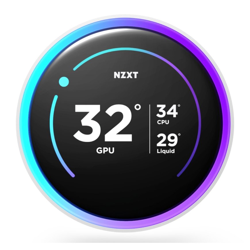 NZXT Kraken Elite 240 RGB Processor All-in-one liquid cooler 12 cm White 1 pc(s) – 3