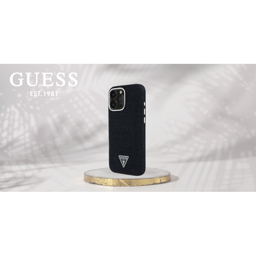 GUESS Case Guess Denim Triangle Logo