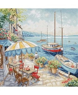 Letistitch Kryželiu siuvinėjimo rinkinys "Seascape" 26x26 cm SLETIL9927