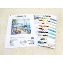 Letistitch Cross Stitch Kit "Seascape" 26x26 cm SLETIL9927 Letistitch Cross Stitch Kit "Seascape" 26x26 cm SLETIL9927