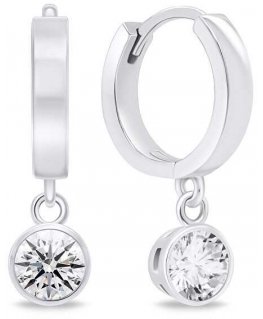 Brilio Silver Brilio Silver hopeiset hopeiset korvarenkaat zirkoneilla EA640W