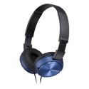 Sony MDR-ZX310AP Austiņas Vadu Zvani / mūzika Zils Sony MDR-ZX310AP Austiņas Vadu Zvani / mūzika Zils