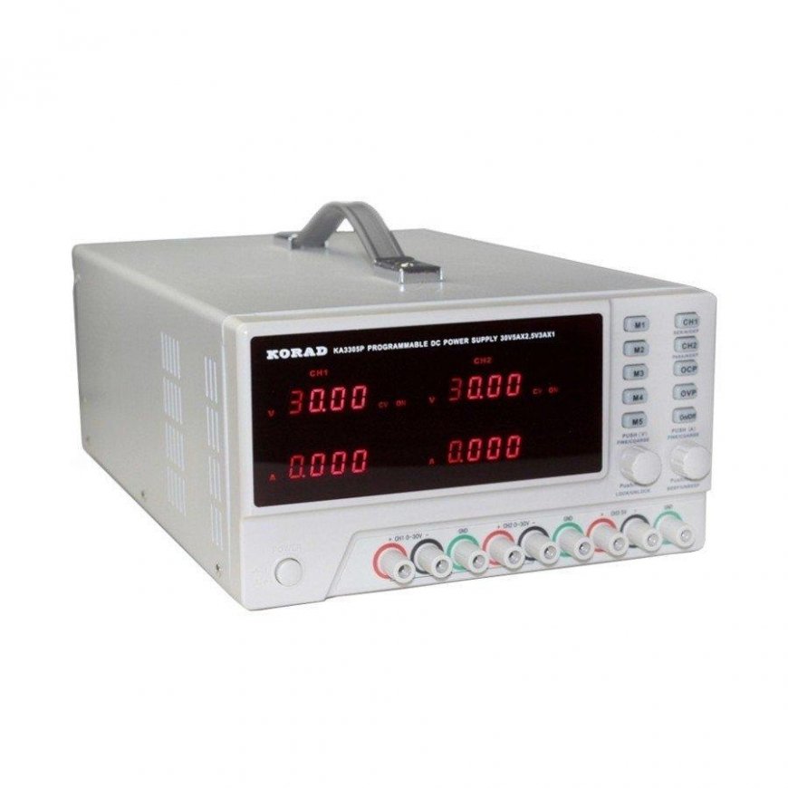 Triple laboratory power supply Korad KA3305P 2x30V/5A+5V/3A - connection to a computer