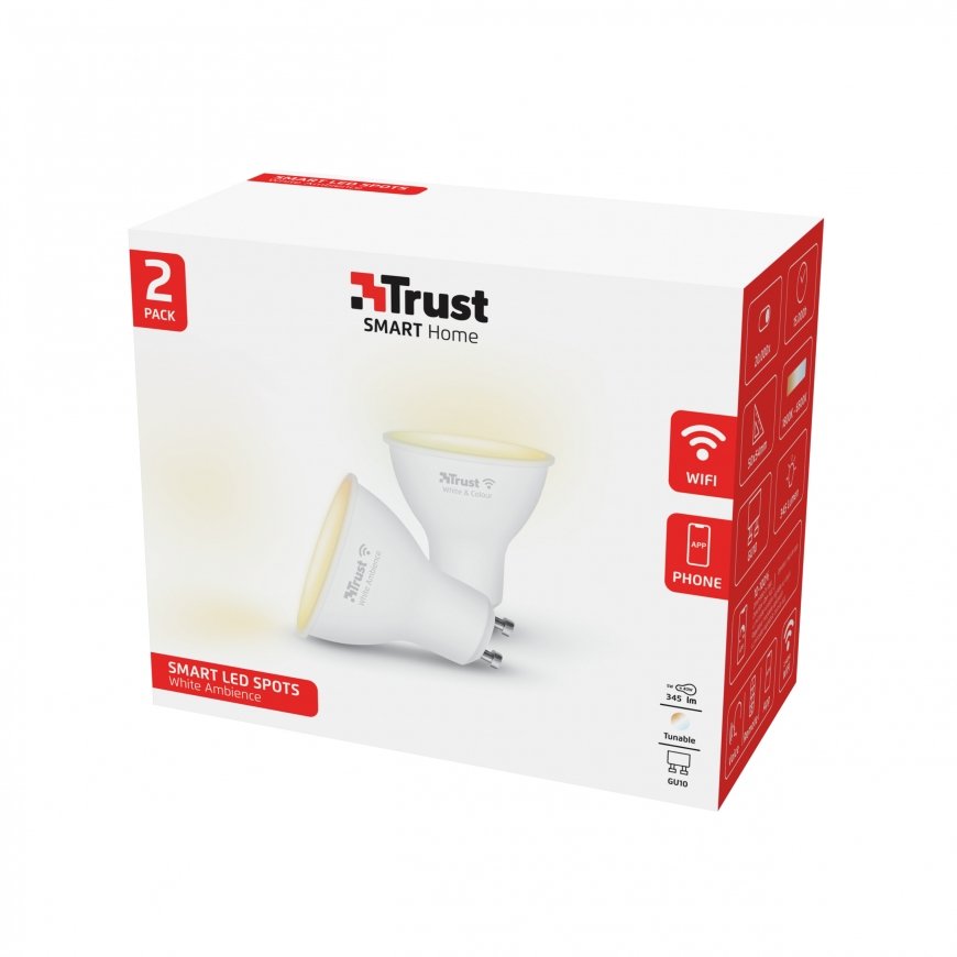 Trust 71296 älyvalaistus Älylamppu Wi-Fi – 5