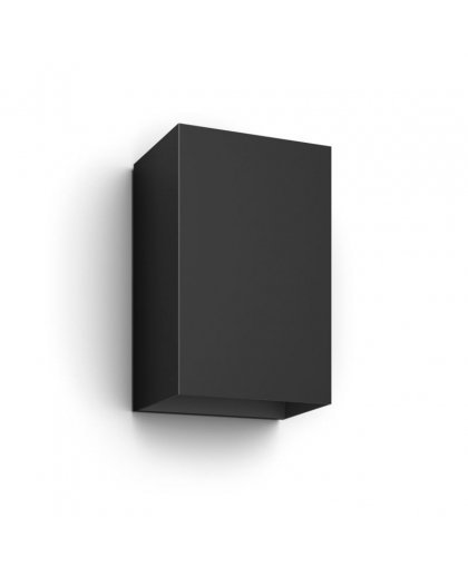 Philips Hue White & Col. Amb. Resonate wall light black 1200lm