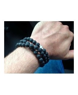Crystalp Elastic tennisrannekoru mustilla kristalleilla Aura 22270.JET.E