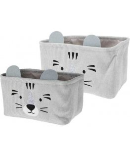 Home Styling Collection CUTIE lelurasiat korvilla, samettia, 2 kpl.