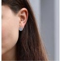 Beneto Silver shiny earrings AGU1202 Beneto Silver shiny earrings AGU1202