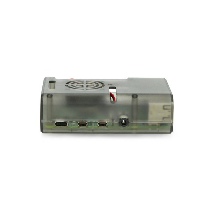 Oem Raspberry Pi 4B Case with Fan - Gray – 4