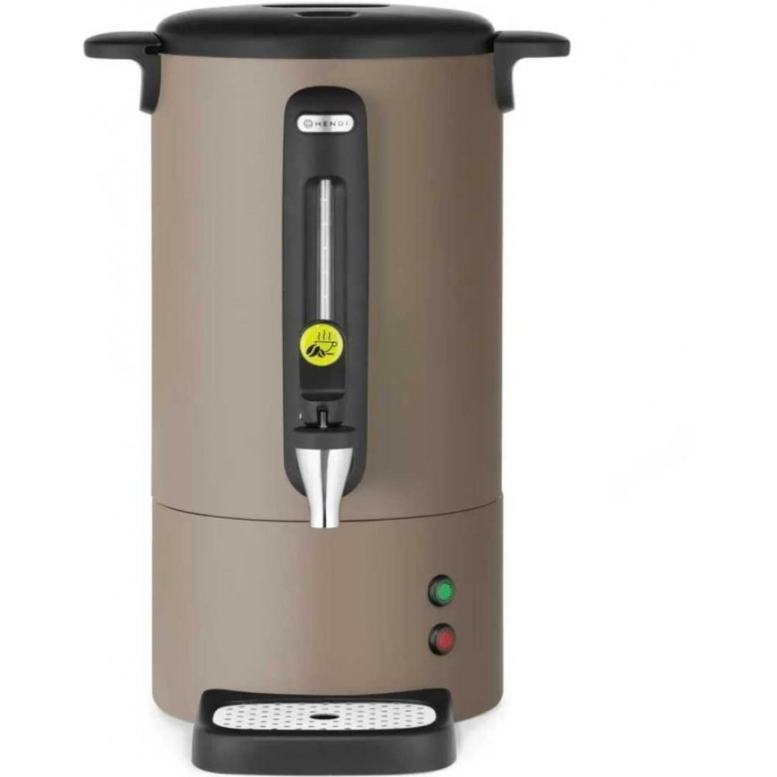 Hendi Kahvinkeitin hanalla, tippa-astialla, 7 l, 1050 W - harmaanruskea – 2