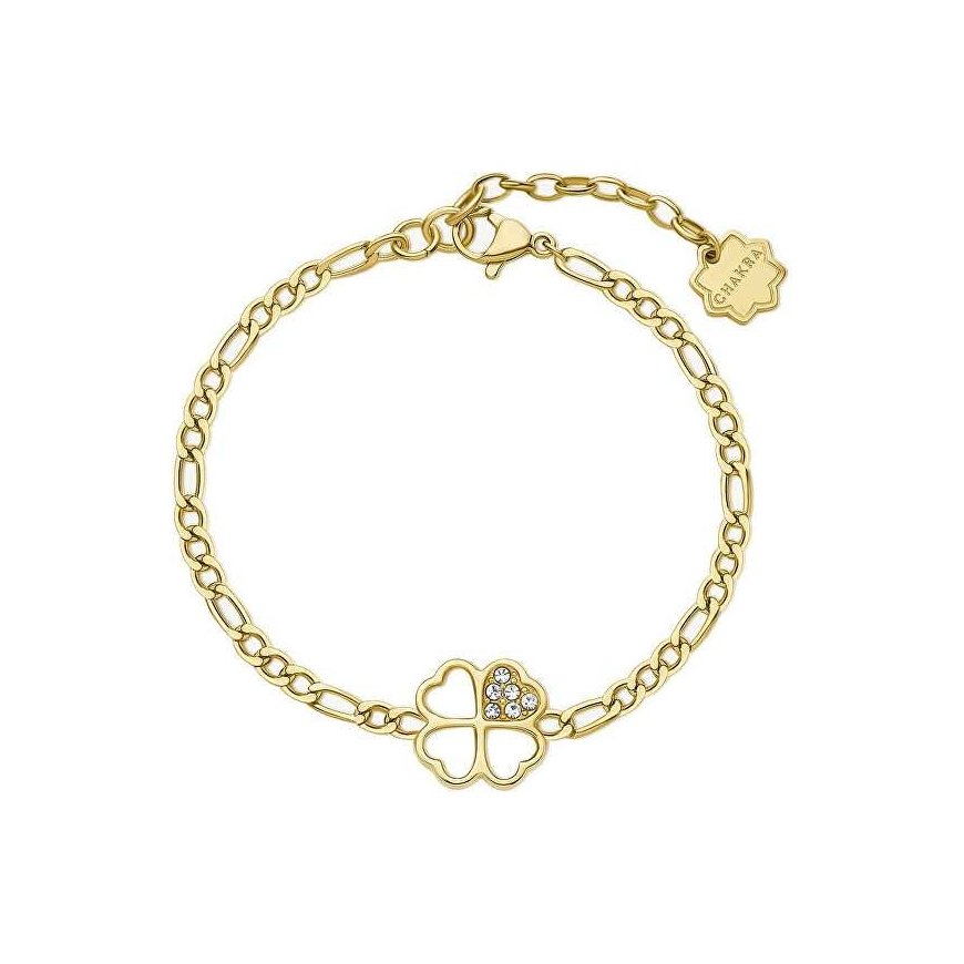 Brosway Gold Plated Lucky Chakra Bracelet BHKB142