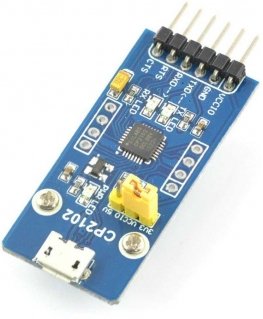 USB-UART CP2102 converter, microUSB port, Waveshare 11325