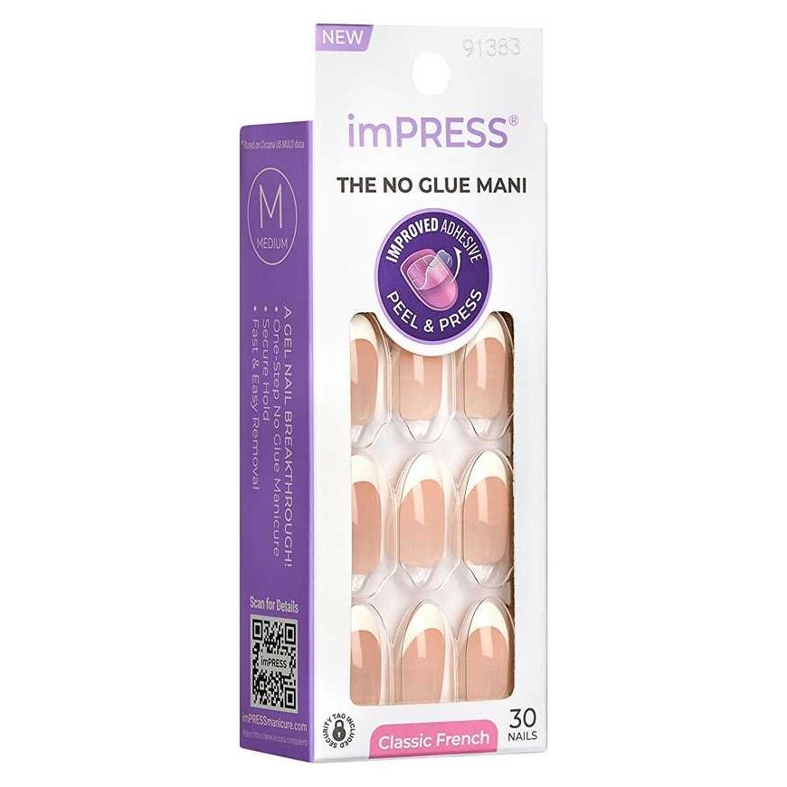 KISS IMPRESS Nails - Everlasting - Adhesive nails 30 pcs – 2