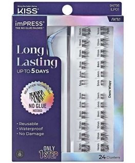 KISS ImPRESS (press-on long-lasting) false eyelashes 01