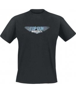 Top Gun: Maverick - Logo-t-paita | Musta | S-koko
