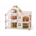 Woodyland Doll house- 2 storey with balcony and accessories