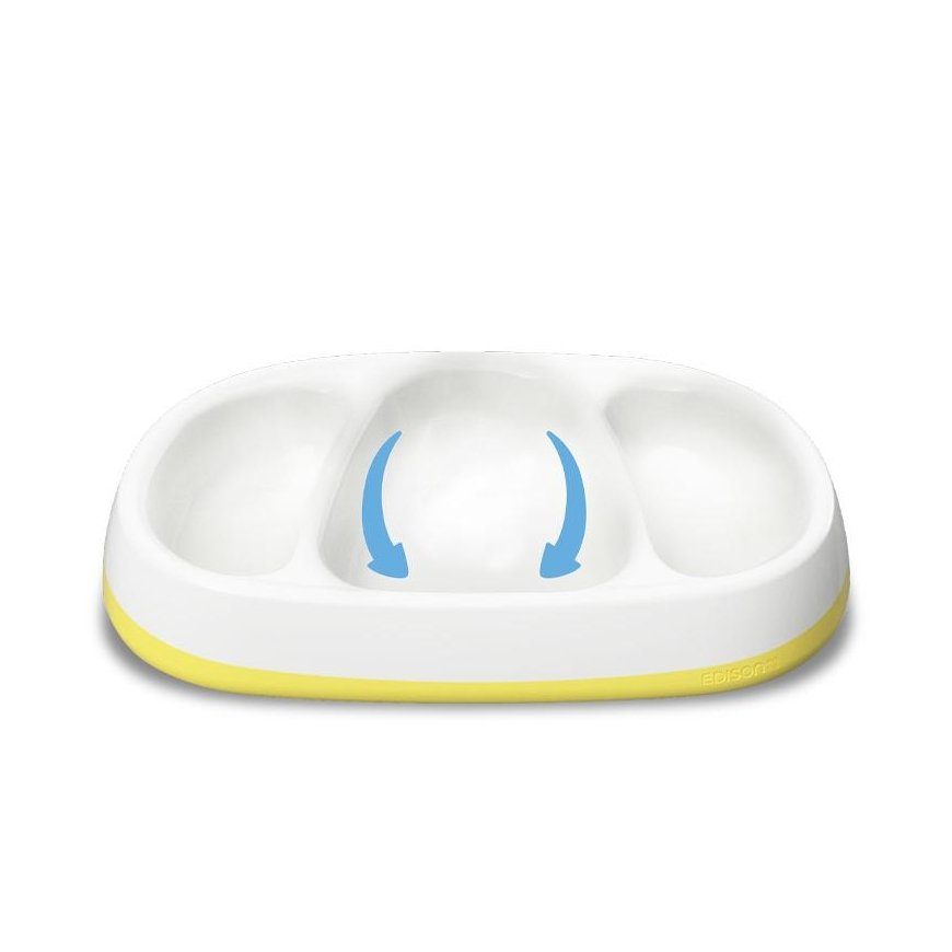 In Korea Non-slip plate with compartments EDISONmama, from 12 months, KJ605 – 2