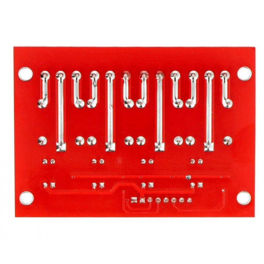 Openplatform-relemoduuli Iduino 4 kanavaa - 10A/250VAC koskettimet - 5V kela – 4