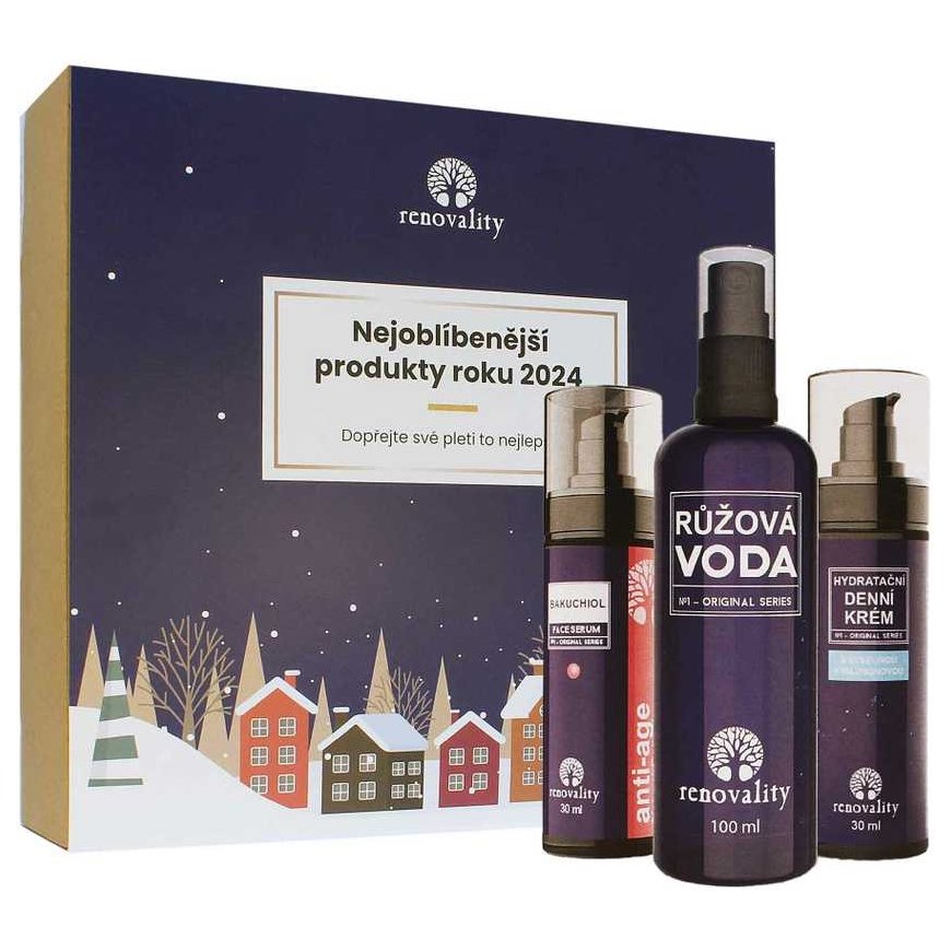 CREAM Renovality Original Series Renovality Original Series SET Face Serum 30ml + Rose Water 100ml + Day Cream 30ml Face Mask Se