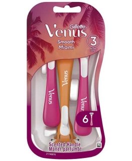 Gillette Venus Smooth Miami disposable razors 6 pcs