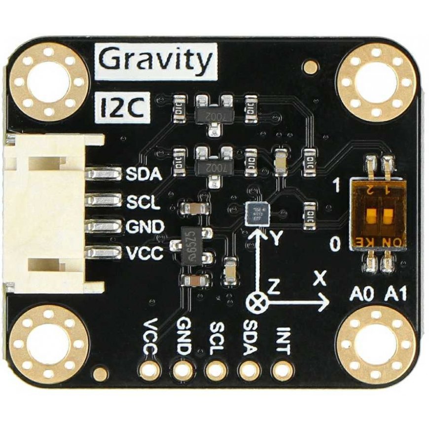 Gravity - 3 ašių magnetometras - BMM150 - I2C - DFRobot SEN0529 – 2