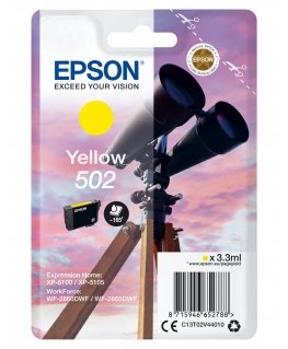 Epson 502 tindikassett 1 tk Originaal Standard Yield Kollane