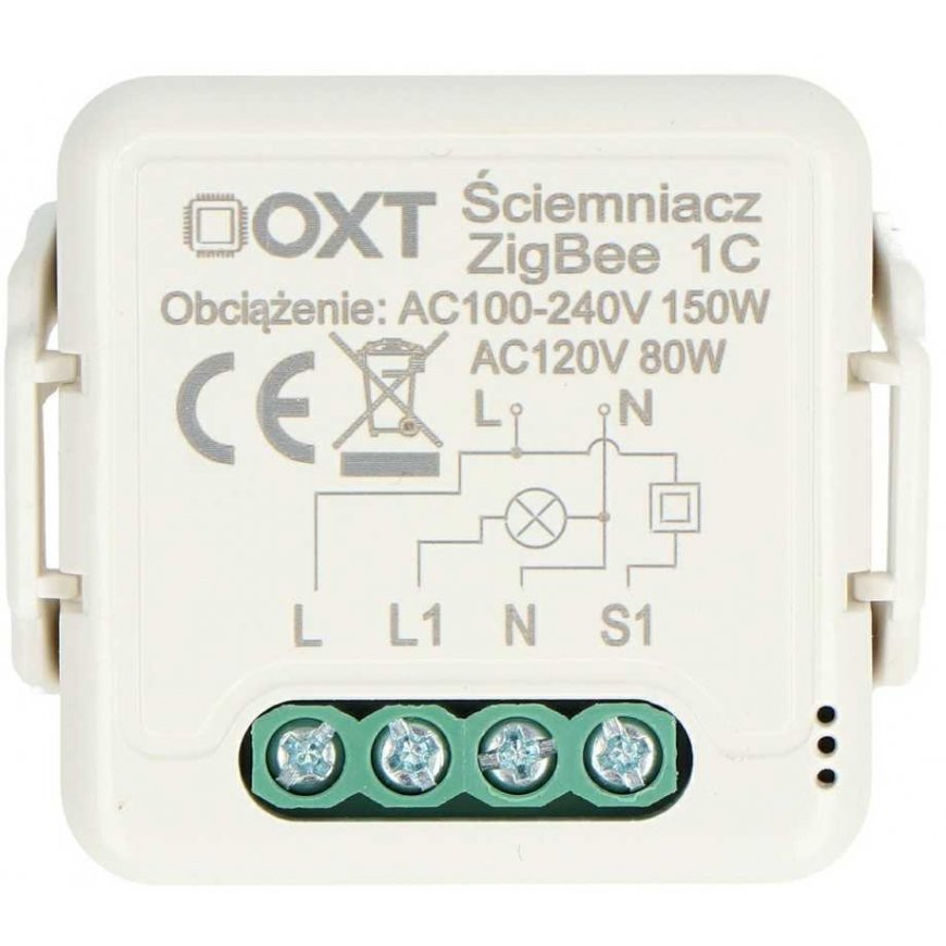 Tuya – vieno kanalo mini ZigBee apšvietimo valdiklis – Android/iOS programa – OXT SWTZ24 – 2