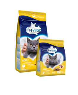 PREVITAL lõhega kuivtoit kassidele, 1,4 kg