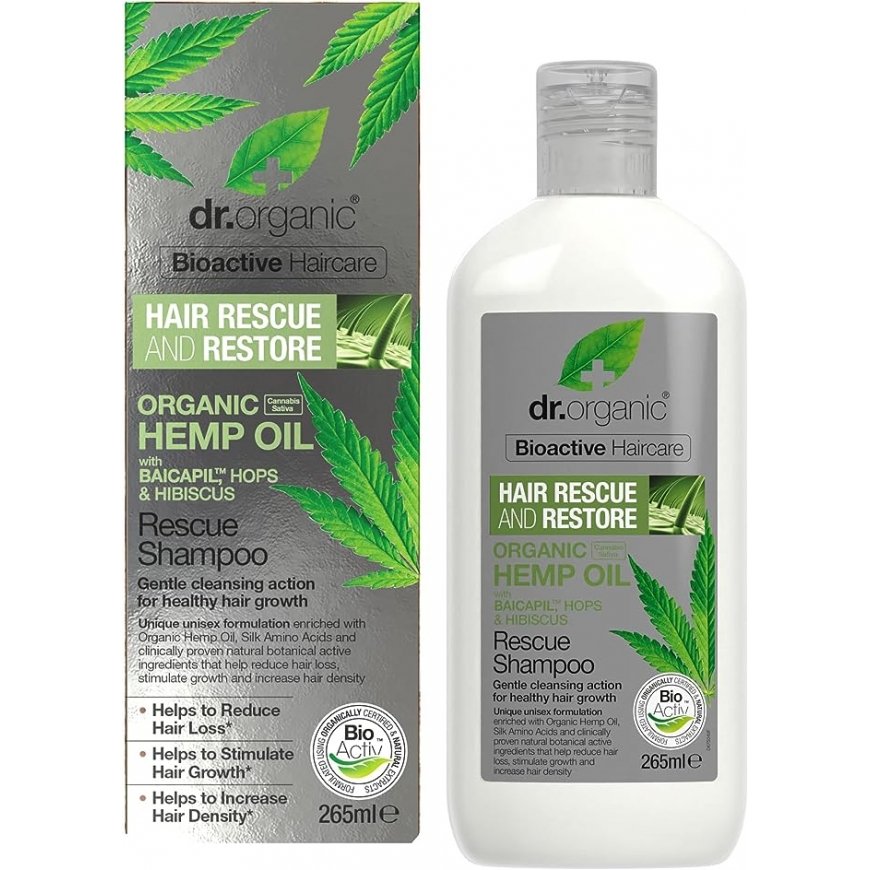 Dr. organic RESCUE & RESTORE Šampūnas for fine hair 265 ml – 2