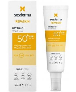 Sesderma Repaskin Facial Photoprotective Dry Touch Spf50+ veido kremas nuo saulės 50ml